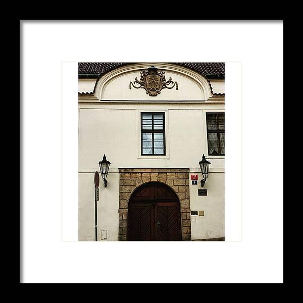 Beautiful Framed Print featuring the photograph #prague #czechrepublic #architecture #110 by Victoria Key