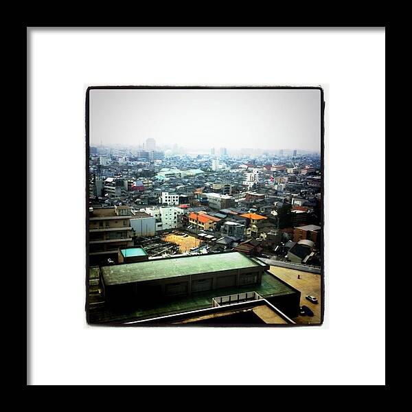  Framed Print featuring the photograph 12階ラウンジ by Masamichi Takano