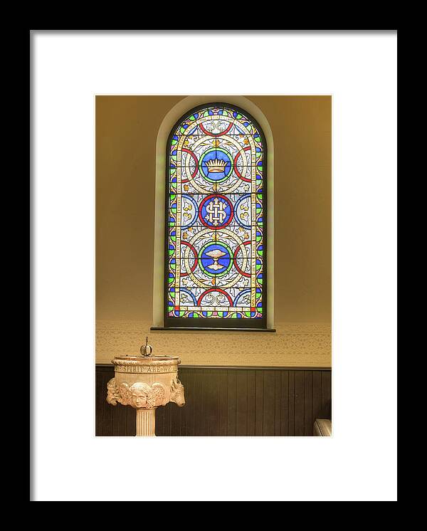 Saint Annes Framed Print featuring the digital art Saint Anne's Windows #13 by Jim Proctor