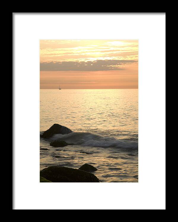 Dover Framed Print featuring the photograph Sunrise at the White Cliffs of Dover #13 by Ian Middleton
