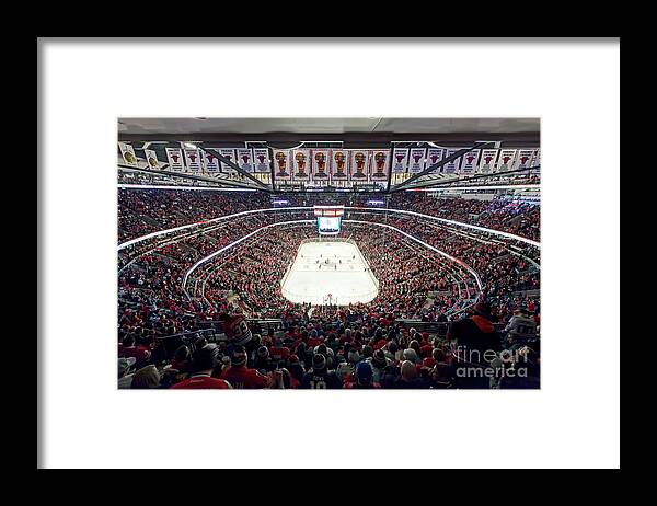 Chicago Blackhawks - United Center - Framed Print