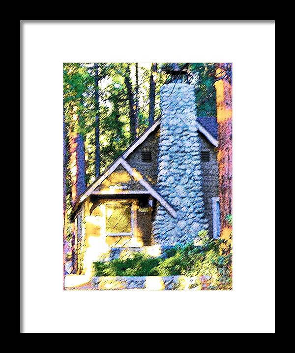  Framed Print featuring the photograph Idyllwild - Houses on the Hill #14 by Lisa Dunn