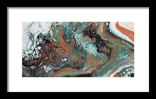 Abstract Framed Print featuring the painting #144 #144 by Gerry Smith
