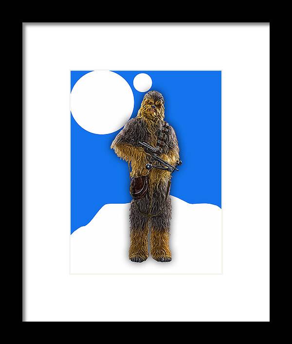 Chewbacca Framed Print featuring the mixed media Star Wars Chewbacca Collection #15 by Marvin Blaine