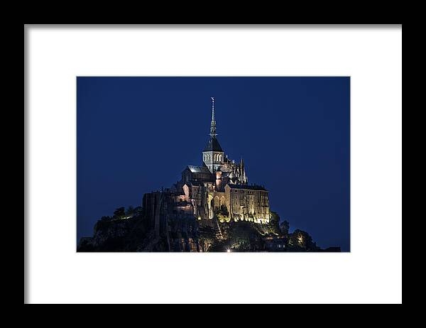 Mont Saint-michel Framed Print featuring the photograph 150915p140 by Arterra Picture Library