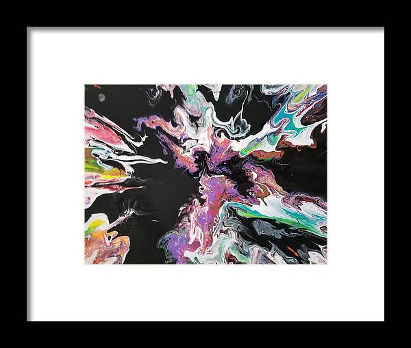 Abstract Framed Print featuring the painting #153 #153 by Gerry Smith