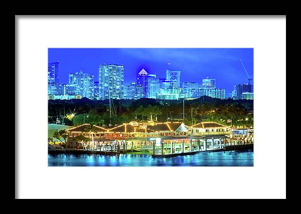 Fort Lauderdale Framed Print featuring the photograph 15th Street Fisheries by Mark Andrew Thomas