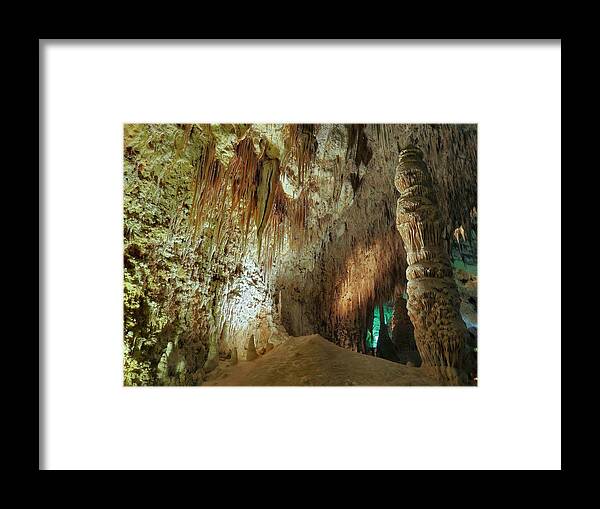 Carlsbad Caverns Framed Print featuring the photograph Carlsbad Caverns #16 by Stephen Vecchiotti