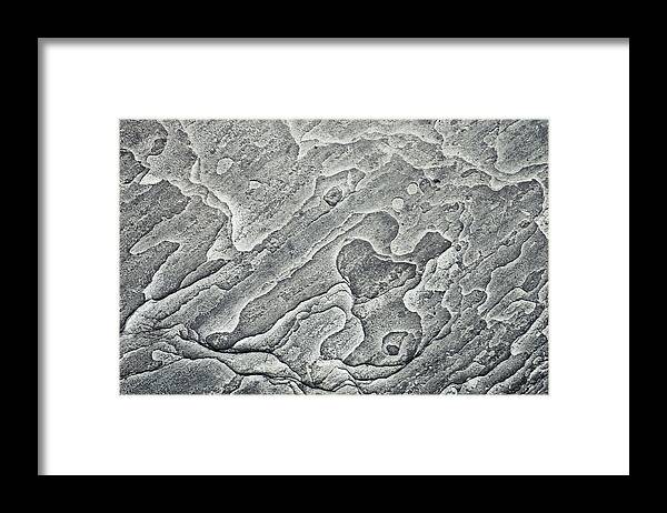 Abstract Framed Print featuring the photograph Stone background #16 by Tom Gowanlock