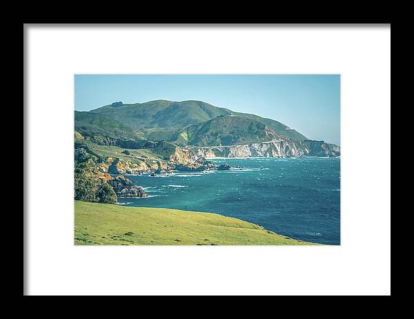 Usa Framed Print featuring the photograph Western USA Pacific coast in California #17 by Alex Grichenko