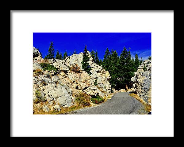 Lakeview Framed Print featuring the photograph Yellowstone Park #17 by Aron Chervin