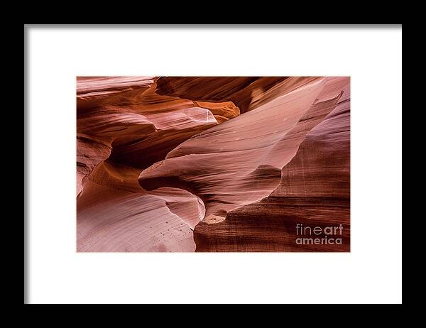 Lower Antelope Canyon Framed Print featuring the photograph Lower Antelope Canyon #13 by Craig Shaknis