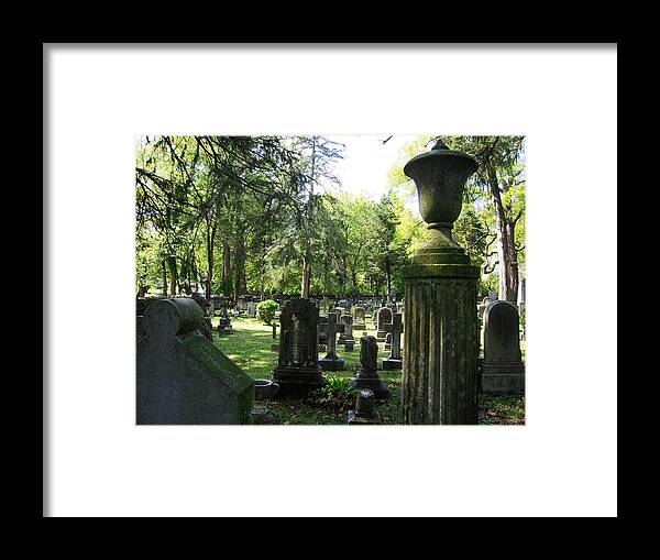 18th Century Framed Print featuring the photograph 18th Century Cemetery in Virginia by Don Struke
