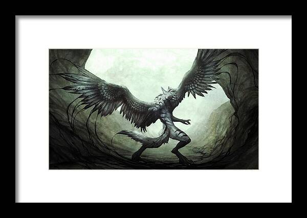 Creature Framed Print featuring the digital art Creature #19 by Maye Loeser