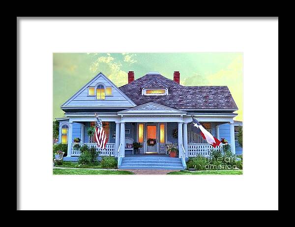 House Framed Print featuring the photograph 1904 Victorian House by Janette Boyd