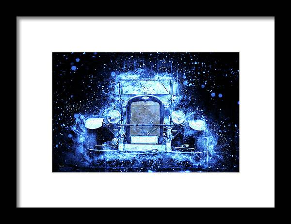 Car Framed Print featuring the photograph 1926 Chevy by Keith Hawley