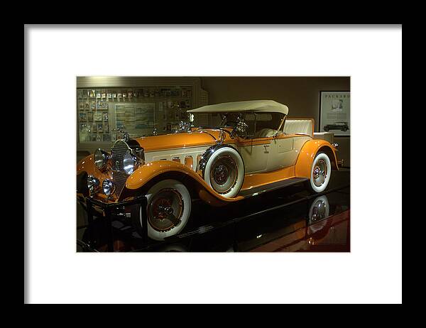 1929 Framed Print featuring the photograph 1929 Packard by Farol Tomson