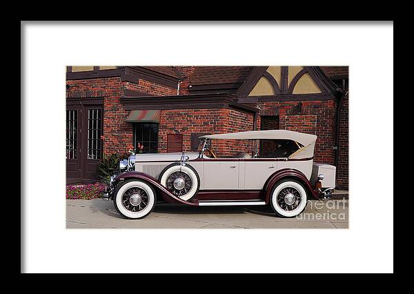 White Framed Print featuring the photograph 1930 Buick Phaeton by Ronald Grogan