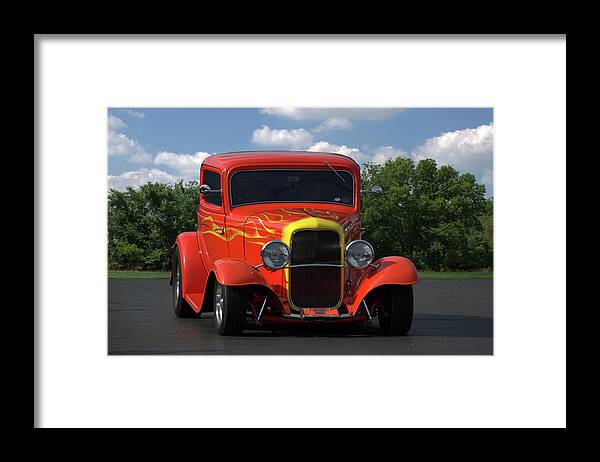1932 Framed Print featuring the photograph 1932 Ford Lil Deuce Coupe by Tim McCullough