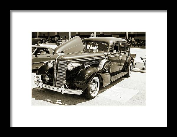 1937 Buick 40 Special Framed Print featuring the photograph 1937 Buick 40 Special 5541.55 by M K Miller