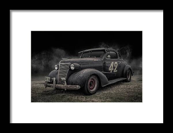 Vintage Framed Print featuring the digital art 1938 Chevy Coupe by Douglas Pittman