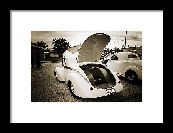 1941 Willys Coope Framed Print featuring the photograph 1941 Willys Coope Classic Car Photograph 1235.01 by M K Miller