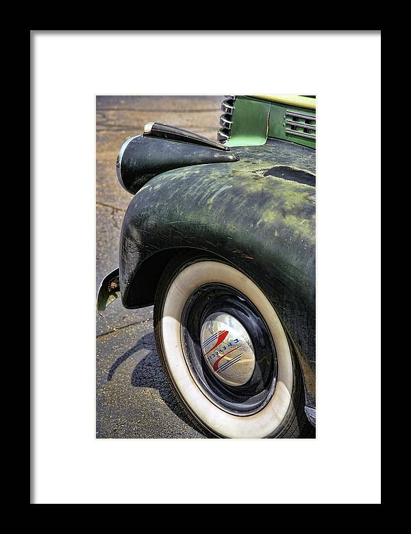 1946 Framed Print featuring the photograph 1946 Chevy Pick Up by Gordon Dean II