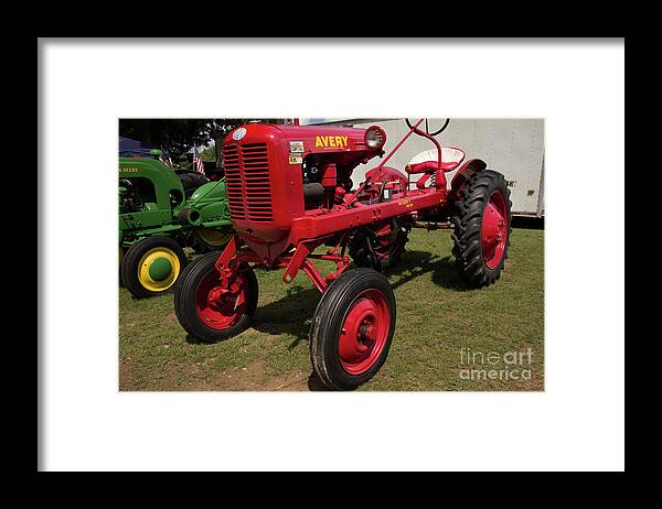 Tractor Framed Print featuring the photograph 1947 Avery Tractor by Mike Eingle