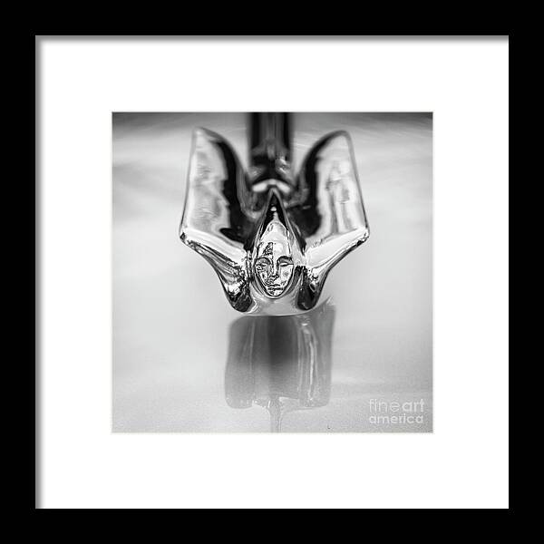Cadillac Framed Print featuring the photograph 1947 Cadillac Hood Ornament 2 by Dennis Hedberg