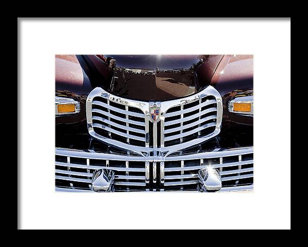 Lincoln Framed Print featuring the photograph 1947 Lincoln Continental X100 by Rich Franco