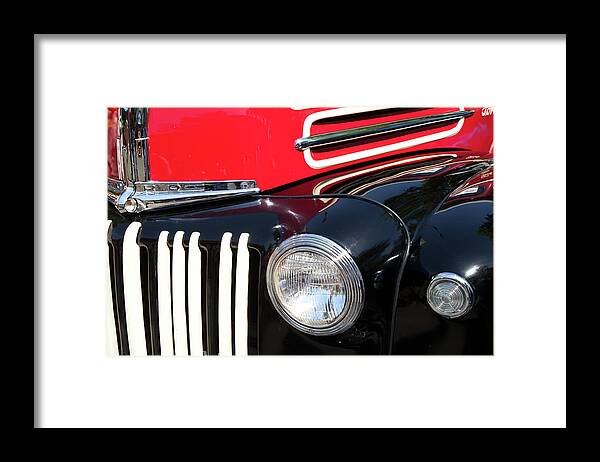 Ford Framed Print featuring the photograph 1947 Vintage Ford Pickup Truck by Theresa Tahara