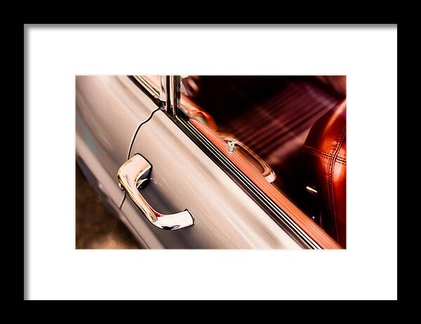 Cars Framed Print featuring the photograph 1950's Mercedes by Britten Adams