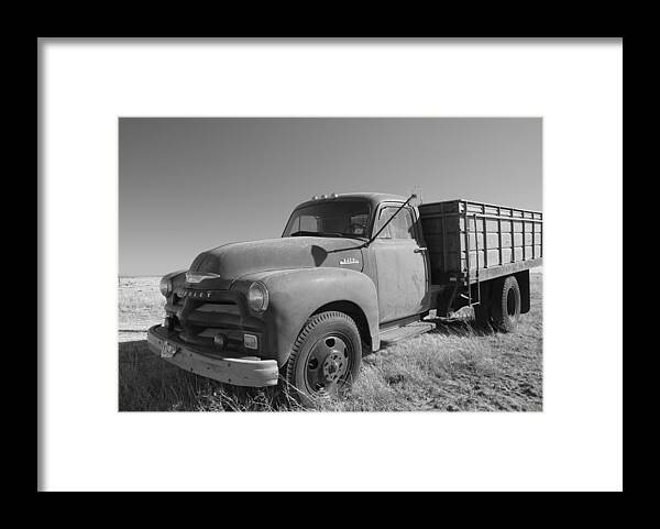  Framed Print featuring the photograph 1953 Chevy Bobtail Truck by Bill Hyde