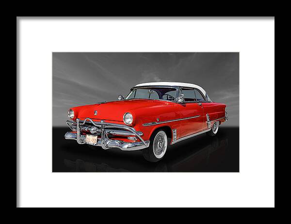 Hot Rods Framed Print featuring the photograph 1953 Ford Crestline by Frank J Benz
