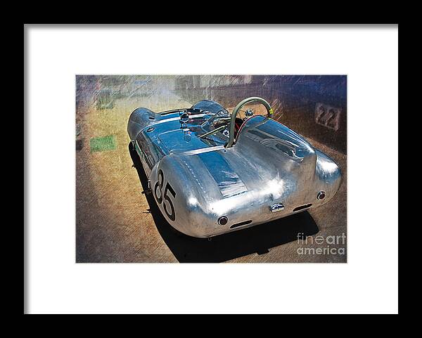 1957 Framed Print featuring the photograph 1957 Lotus Eleven Le Mans by Stuart Row