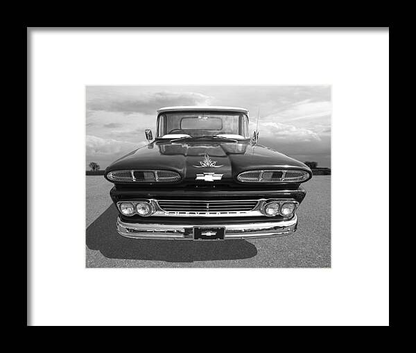 Chevrolet Truck Framed Print featuring the photograph 1960 Chevy Truck by Gill Billington
