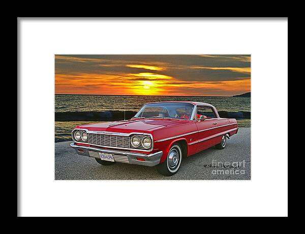 Cars Framed Print featuring the photograph 1964 Chevy Impala by Randy Harris
