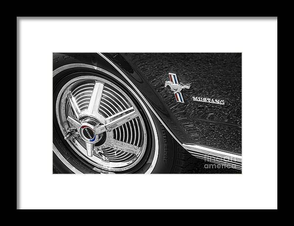 Ford Framed Print featuring the photograph 1964 Mustang by Dennis Hedberg