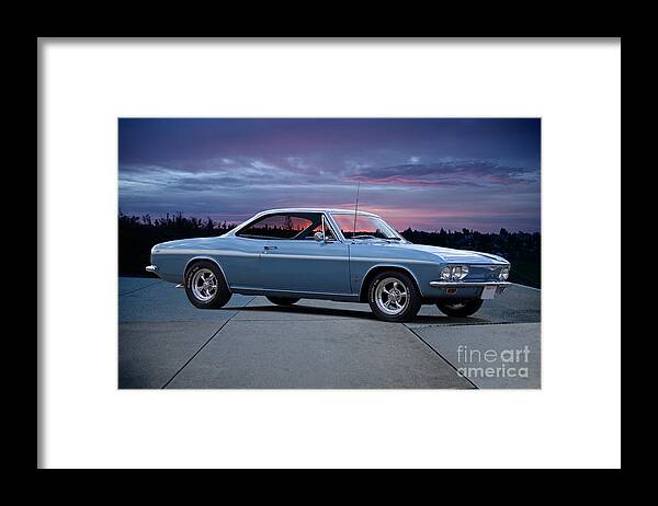 Automobile Framed Print featuring the photograph 1965 Corvair Monza by Dave Koontz