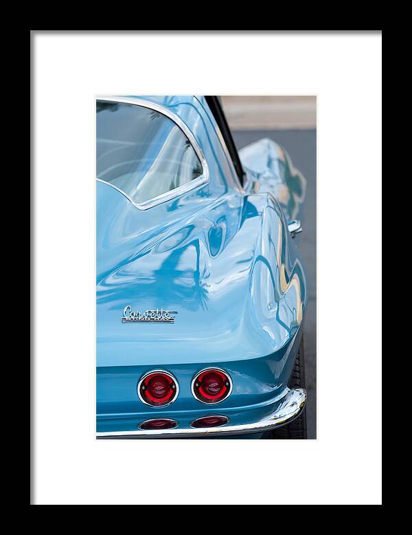1967 Chevrolet Corvette Framed Print featuring the photograph 1967 Chevrolet Corvette 11 by Jill Reger