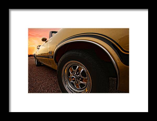 Oldsmobile Framed Print featuring the photograph 1970 Oldsmobile Cutlass 4-4-2 W-30 by Gordon Dean II