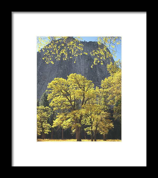 1m6610 Framed Print featuring the photograph 1M6610 Middle Cathedral Rock in Autumn by Ed Cooper Photography