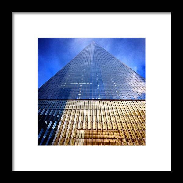 Newyork Framed Print featuring the photograph #1wtc #nyc #newyork #manhattan by Paulo Pincaro