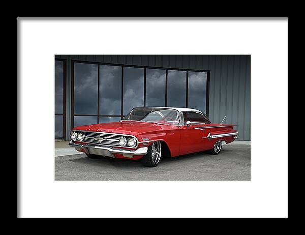 1960 Framed Print featuring the photograph 1960 Chevrolet Impala by Tim McCullough
