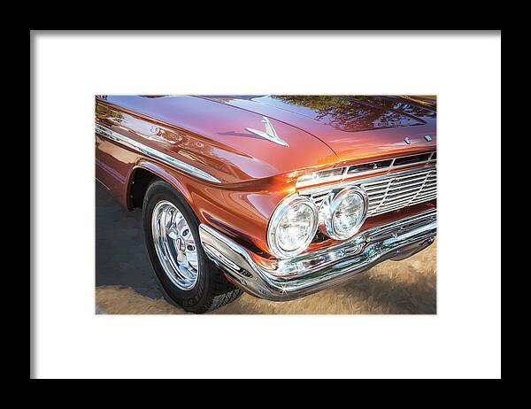 1961 Chevrolet Impala Framed Print featuring the photograph 1961 Chevrolet Impala SS #2 by Rich Franco