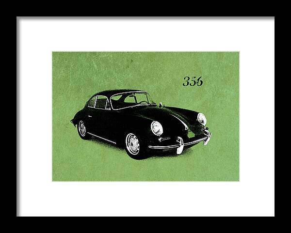 Porsche Framed Print featuring the photograph 356 #1 by Mark Rogan