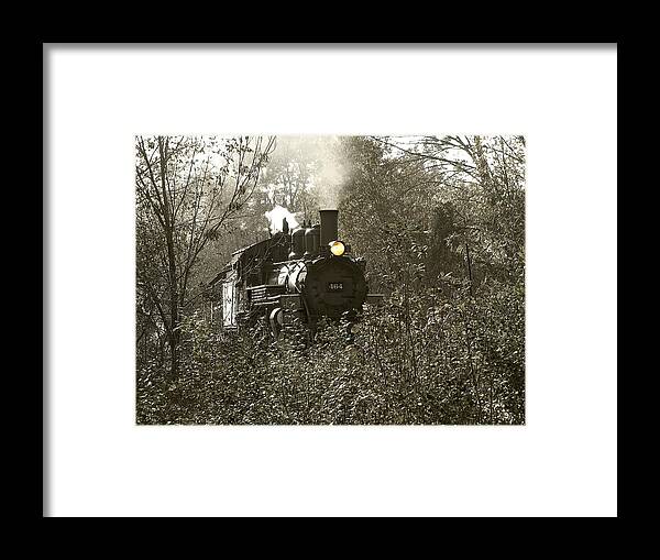 Hovind Framed Print featuring the photograph 2-8-2 Steam Locomotive by Scott Hovind
