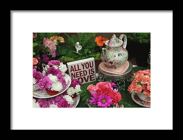 Love Framed Print featuring the photograph All You Need Is Love #2 by Living Color Photography Lorraine Lynch