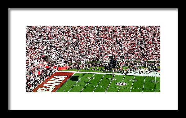 Gameday Framed Print featuring the photograph Army Rangers Drop In On Gameday by Kenny Glover