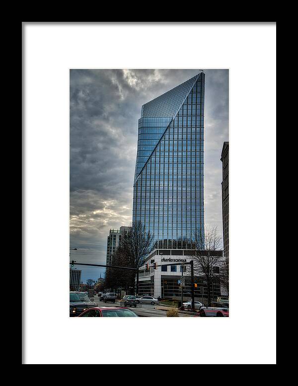 Building Framed Print featuring the photograph Atlanta Highrise #2 by Brett Engle